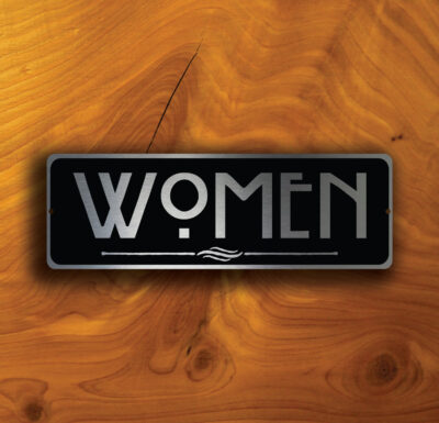 WOMENS RESTROOM SIGN