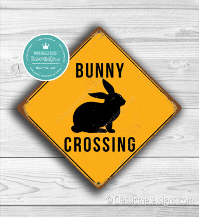 Bunny Crossing sign