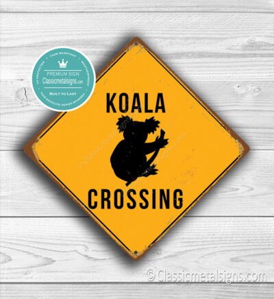 Koala Crossing Sign