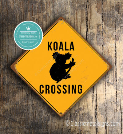 Koala Crossing Sign