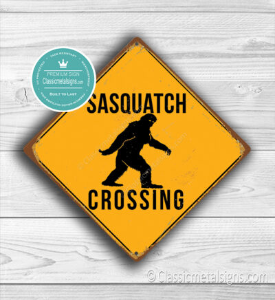 Sasquatch Crossing Sign