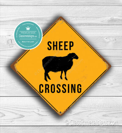 Sheep Crossing Sign