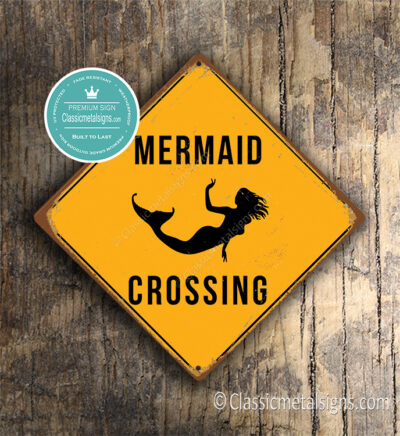 Mermaid Crossing Sign