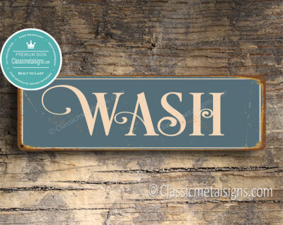 Wash Sign