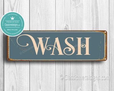 Wash Sign