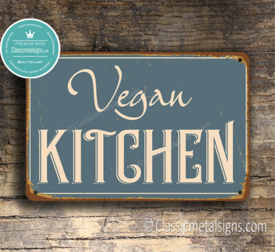 Vegan Kitchen Sign