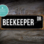 Beekeeper Street Sign Gift