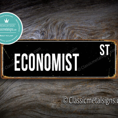 Economist Street Sign Gift