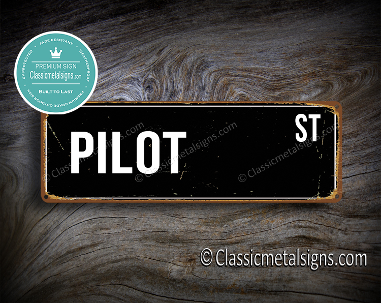 Pilot Street Sign Gift