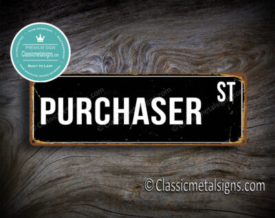 Purchaser Street Sign Gift