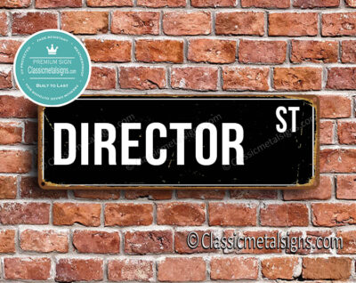 Director Street Sign Gift