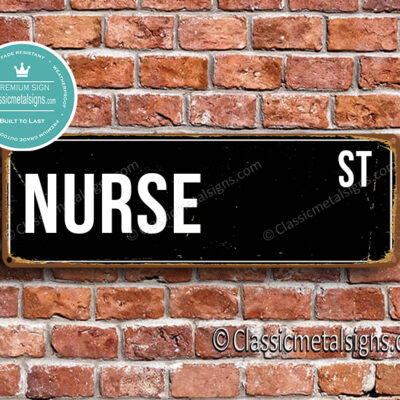 Nurse Street Sign Gift