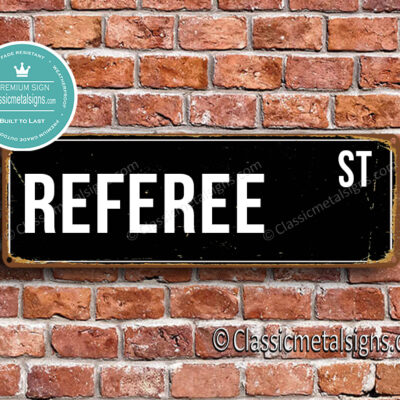 Referee Street Sign Gift