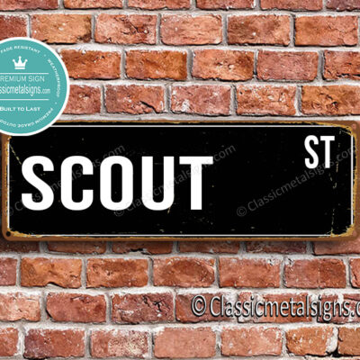 Scout Street Sign Gift