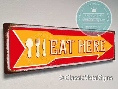 Eat Here Sign