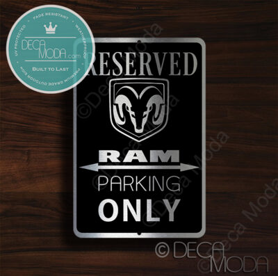 RAM Parking Only Signs