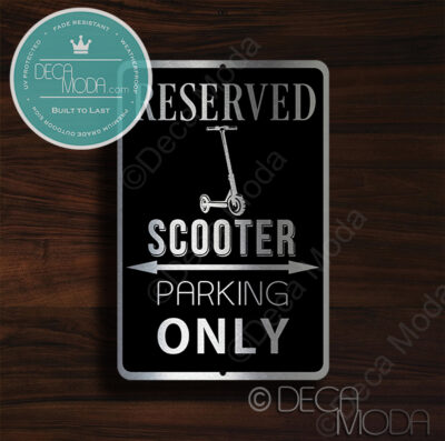 Scooter Parking Only Sign