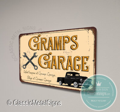 gramps-garage-signs