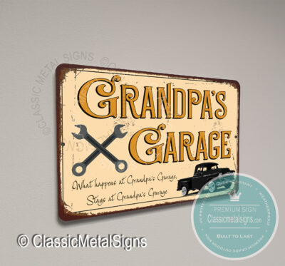 grandpas-garage-signs