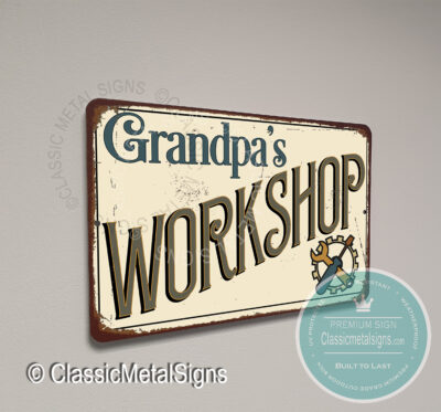 Grandpa's Workshop Sign