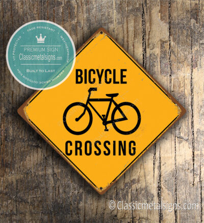 Bicycle Crossing Sign