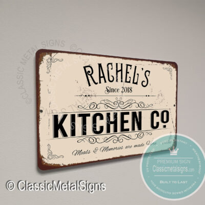 Custom Kitchen Co Signs