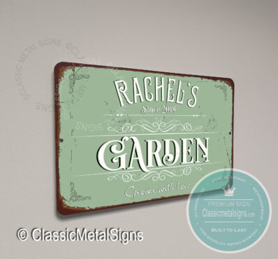 Personalized Garden Sign