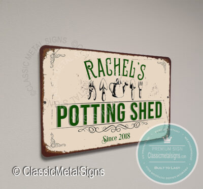 Custom Potting Shed Signs