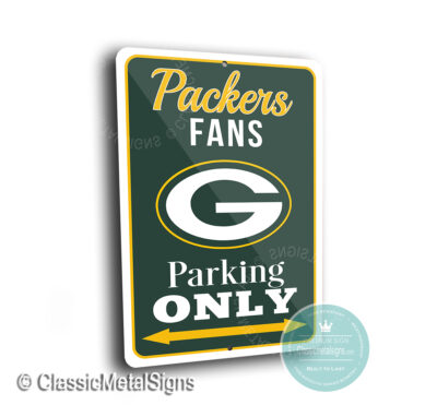 Greenbay Packers Parking Signs