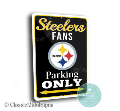 Pittsburgh Steelers Parking Signs