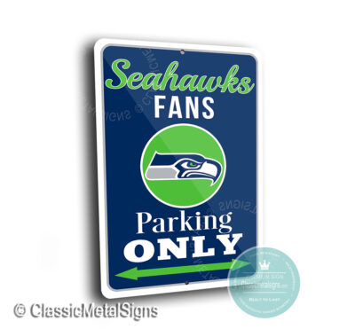 Seattle Seahawks Parking Signs