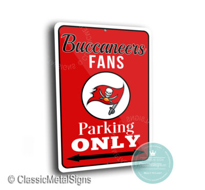 Tampa Bay Buccaneers Parking Signs