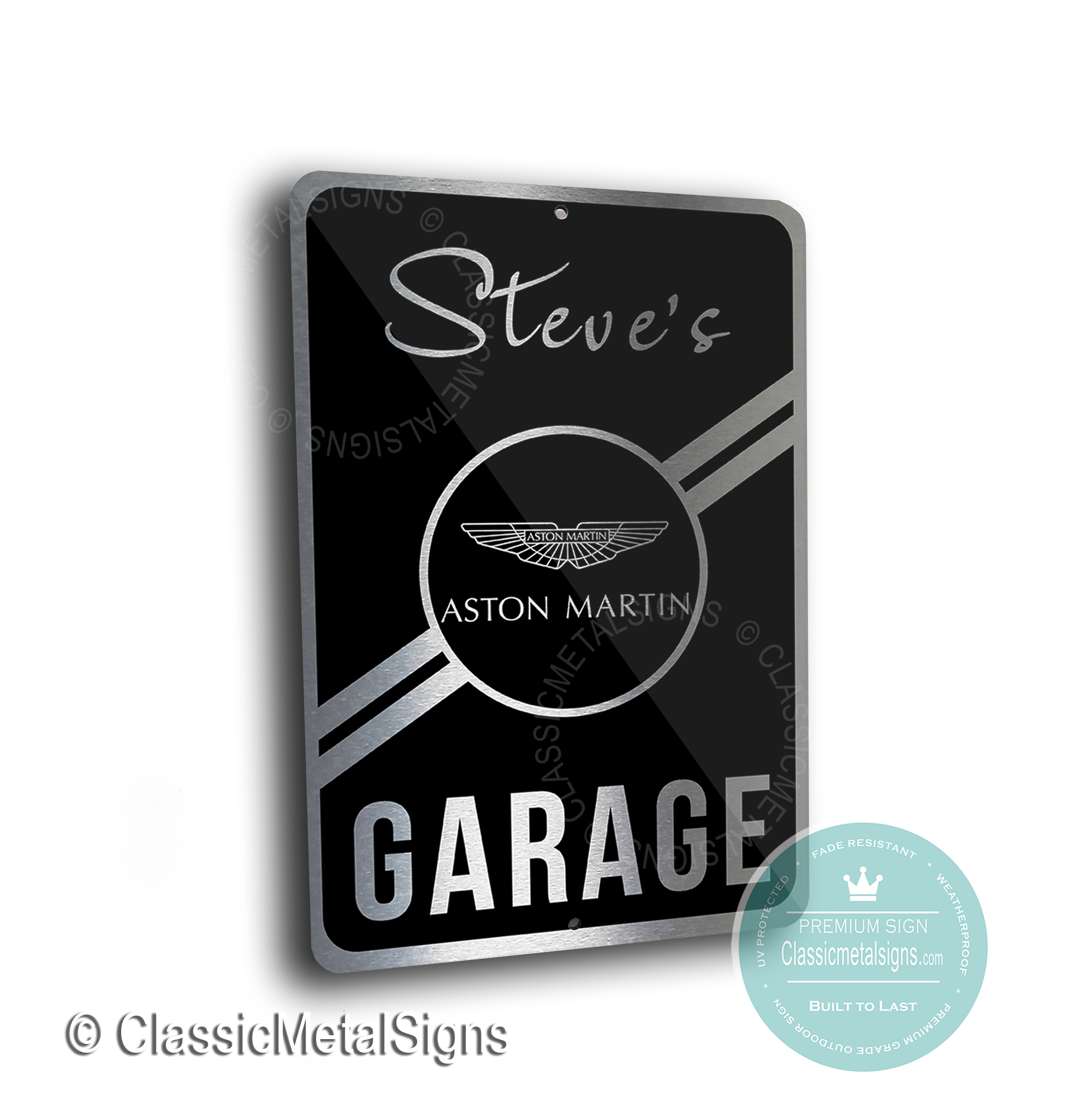 Aston Martin Garage Signs