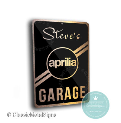 Custom Aprilla Garage Signs