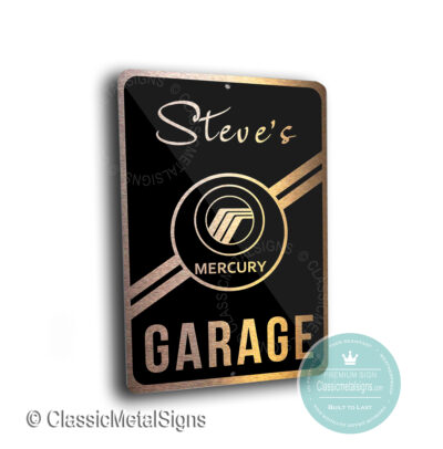 Custom Mercury Garage Signs