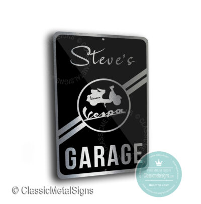 Vespa Garage Signs