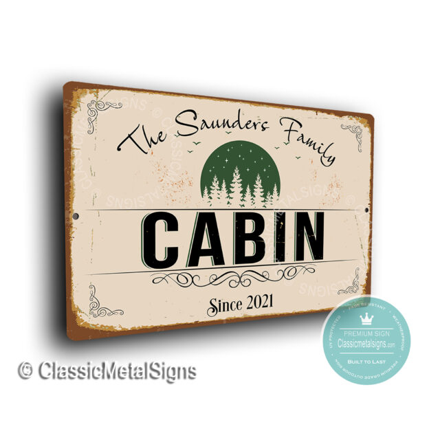 Personalized Cabin Sign Gift For Cabin Owner Cabin Decor   Custom Cabin Signs 640x640 