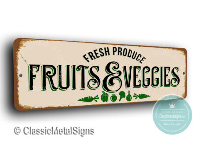 Fruits and Veggies Signs