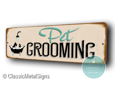 Pet Grooming Signs