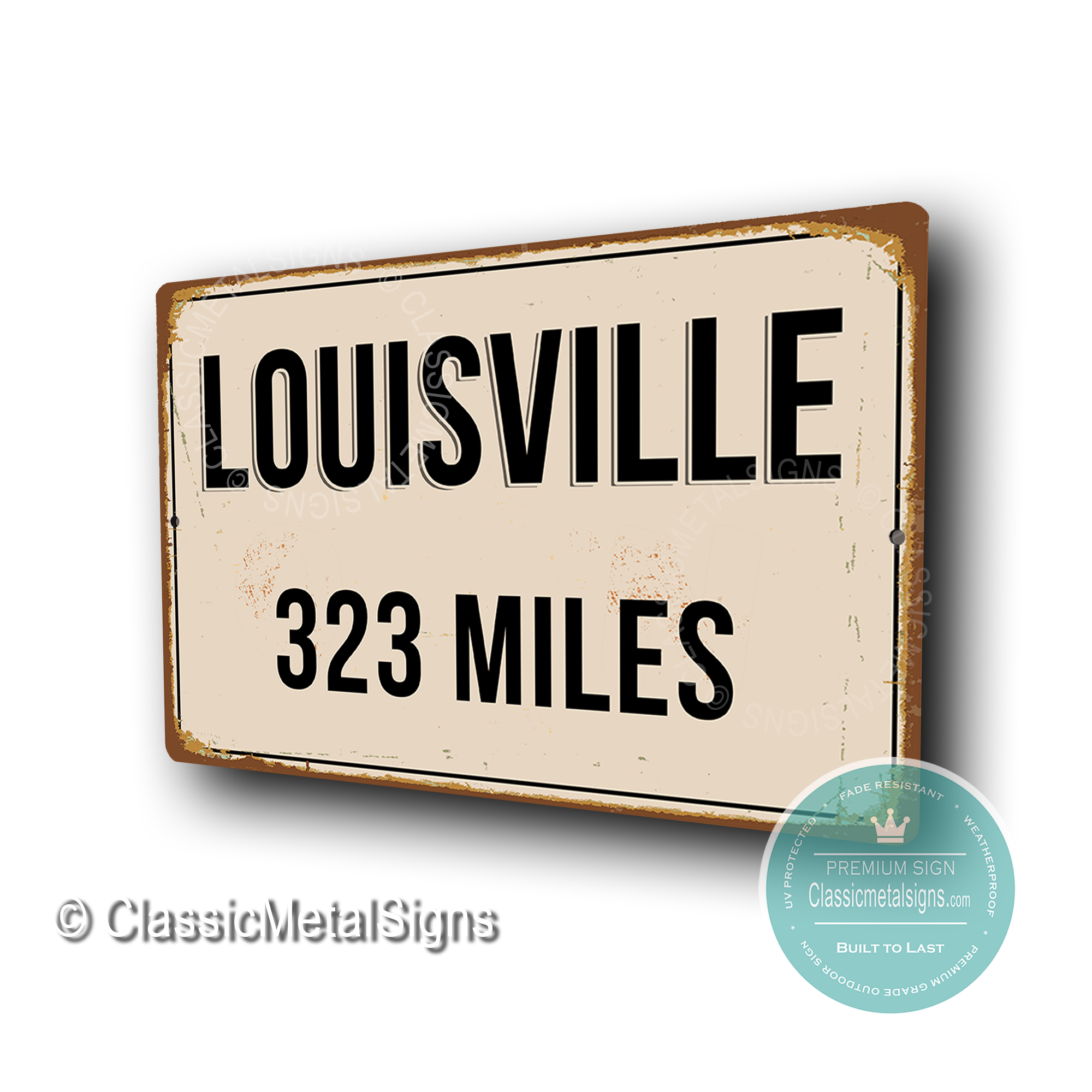 Personalized Louisville Street Sign