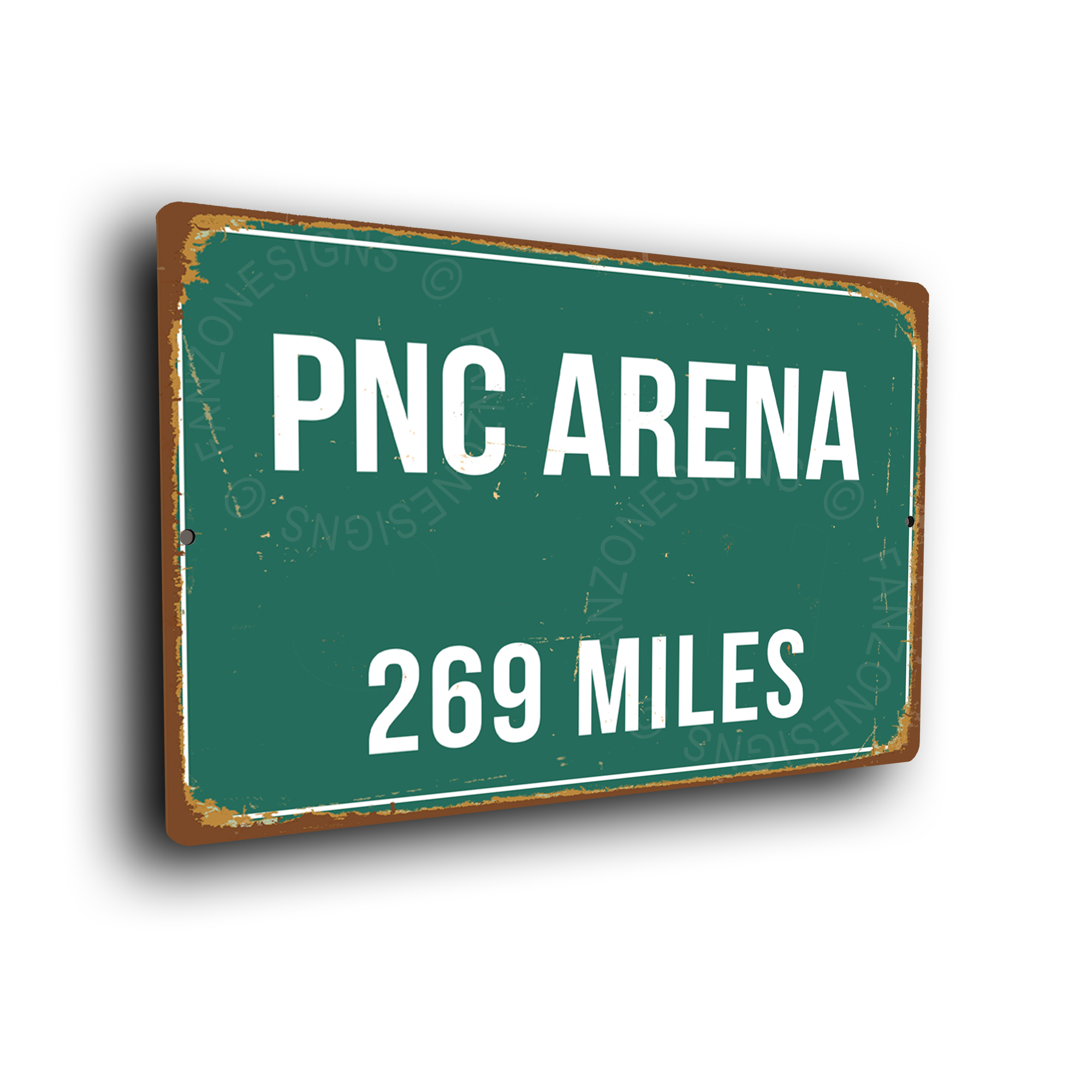 PNC Arena Highway Sign Gift for Carolina Hurricanes Fan NHL Hockey