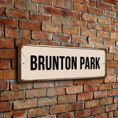 Brunton Park Sign