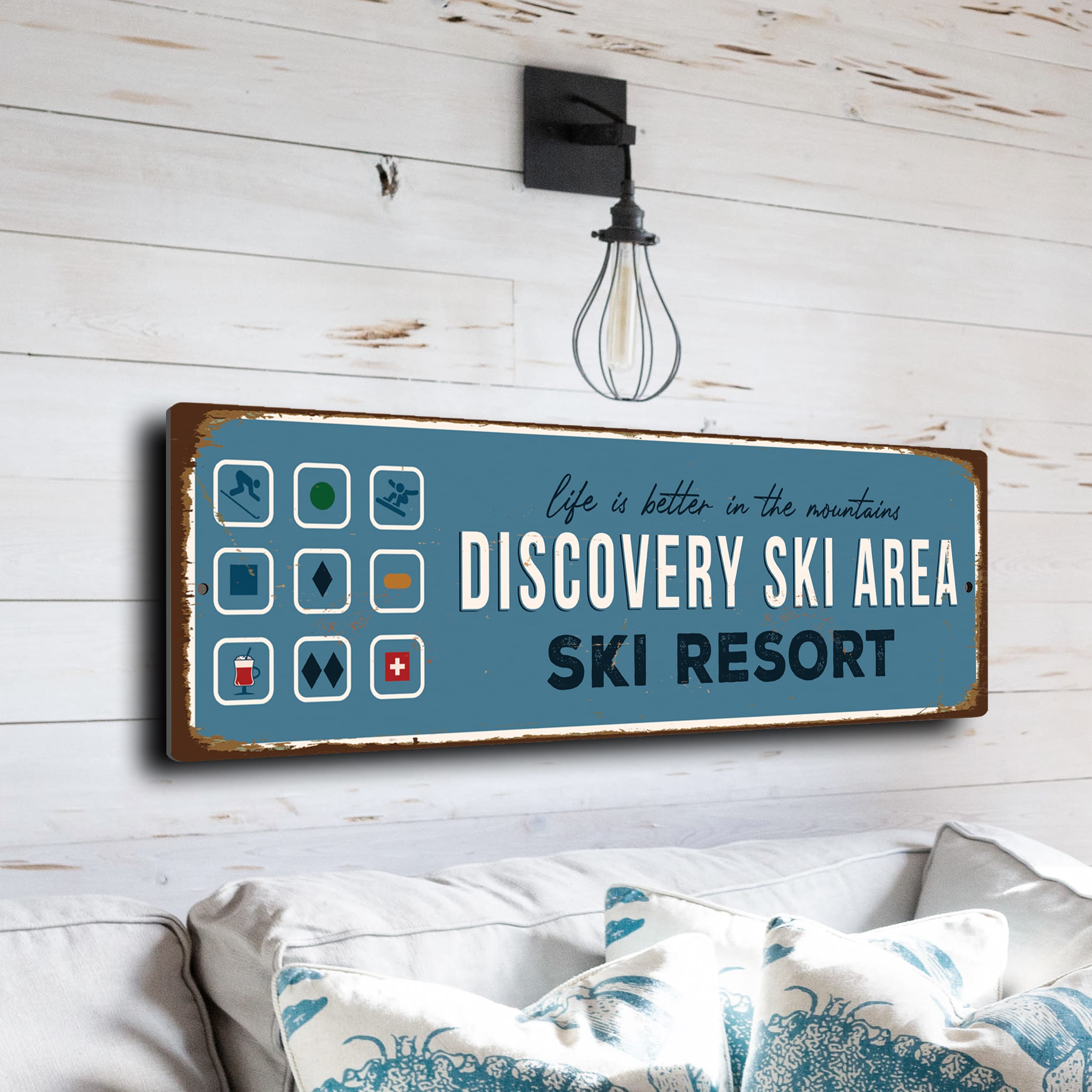 Discovery Ski Area Ski Resort Decor Discovery Ski Area Gift