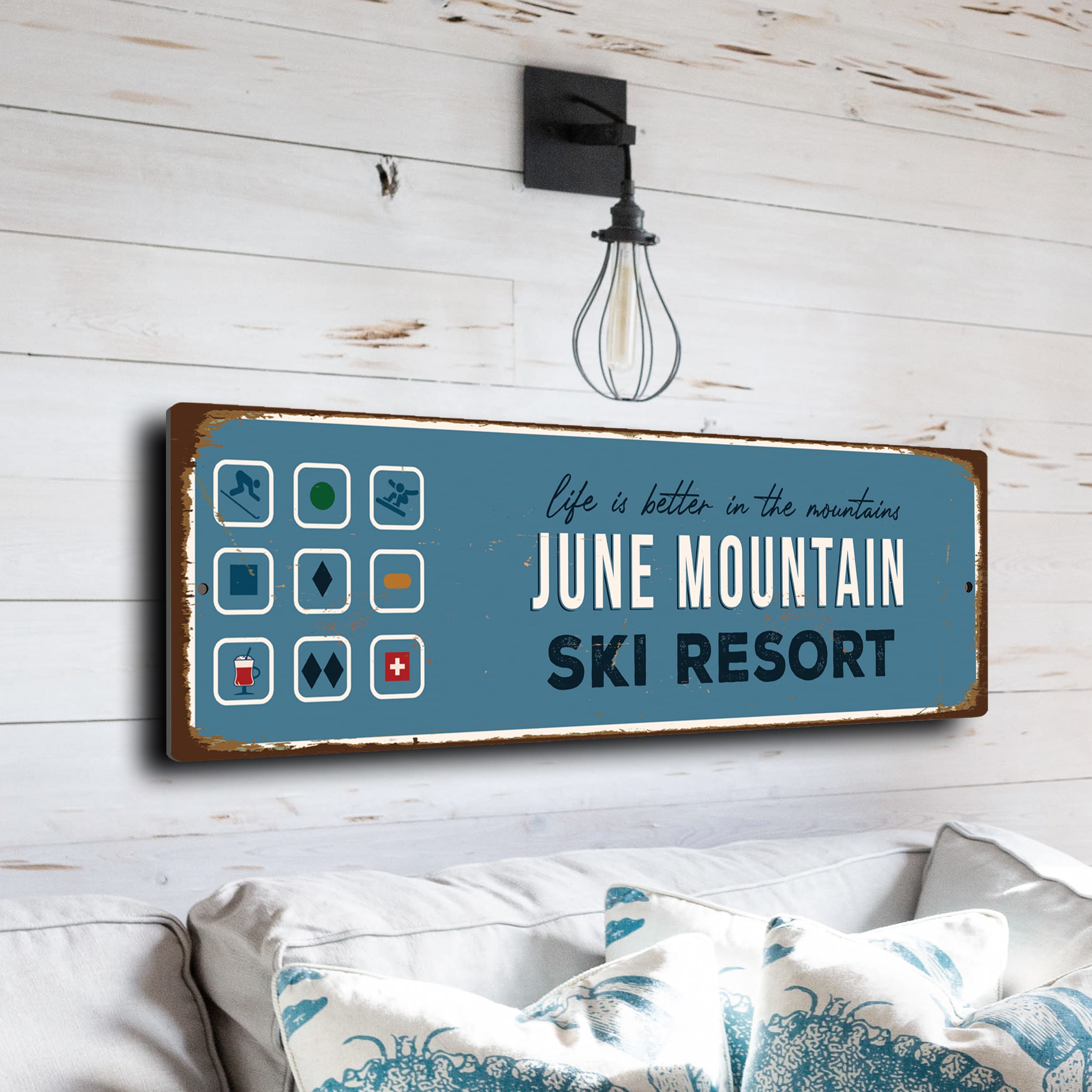 June Mountain Ski Resort Decor June Mountain Gift