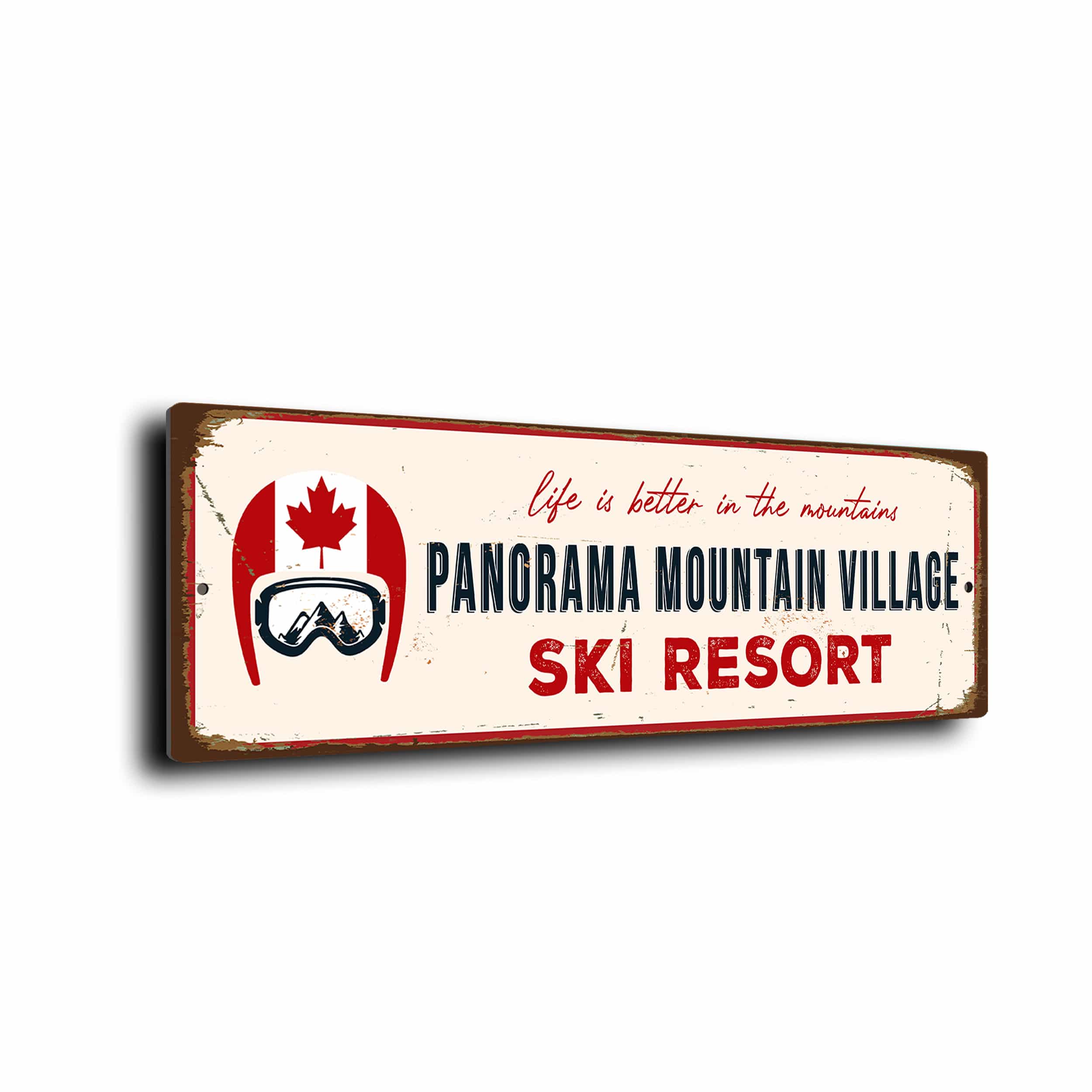 Panorama Mountain Village Sign Panorama Mountain Village Decor