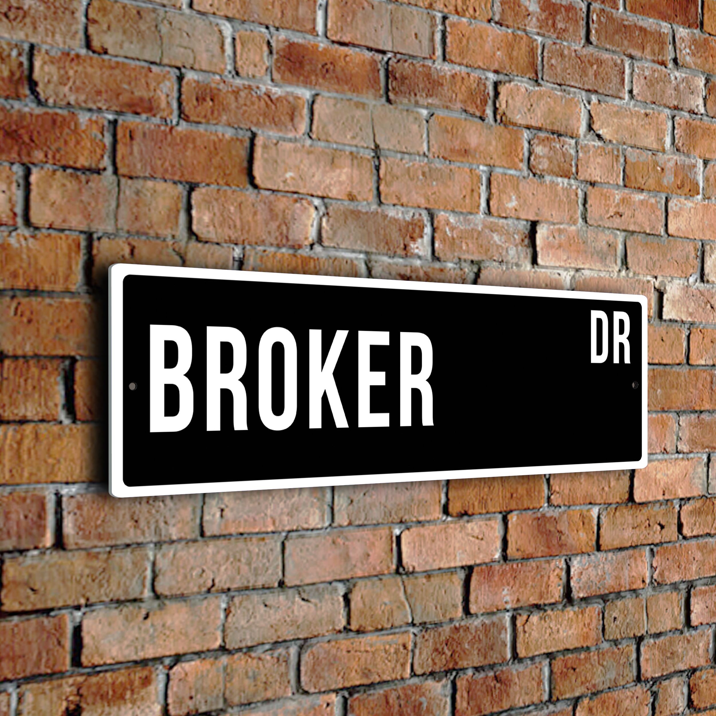 Broker street sign