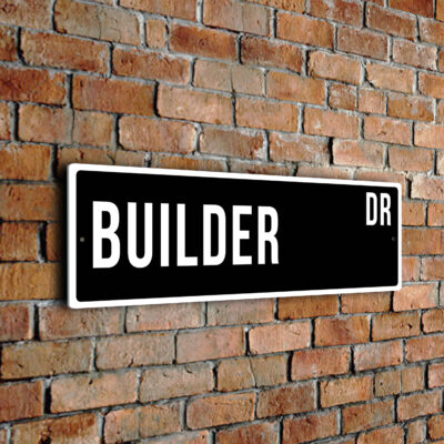 Builder street sign