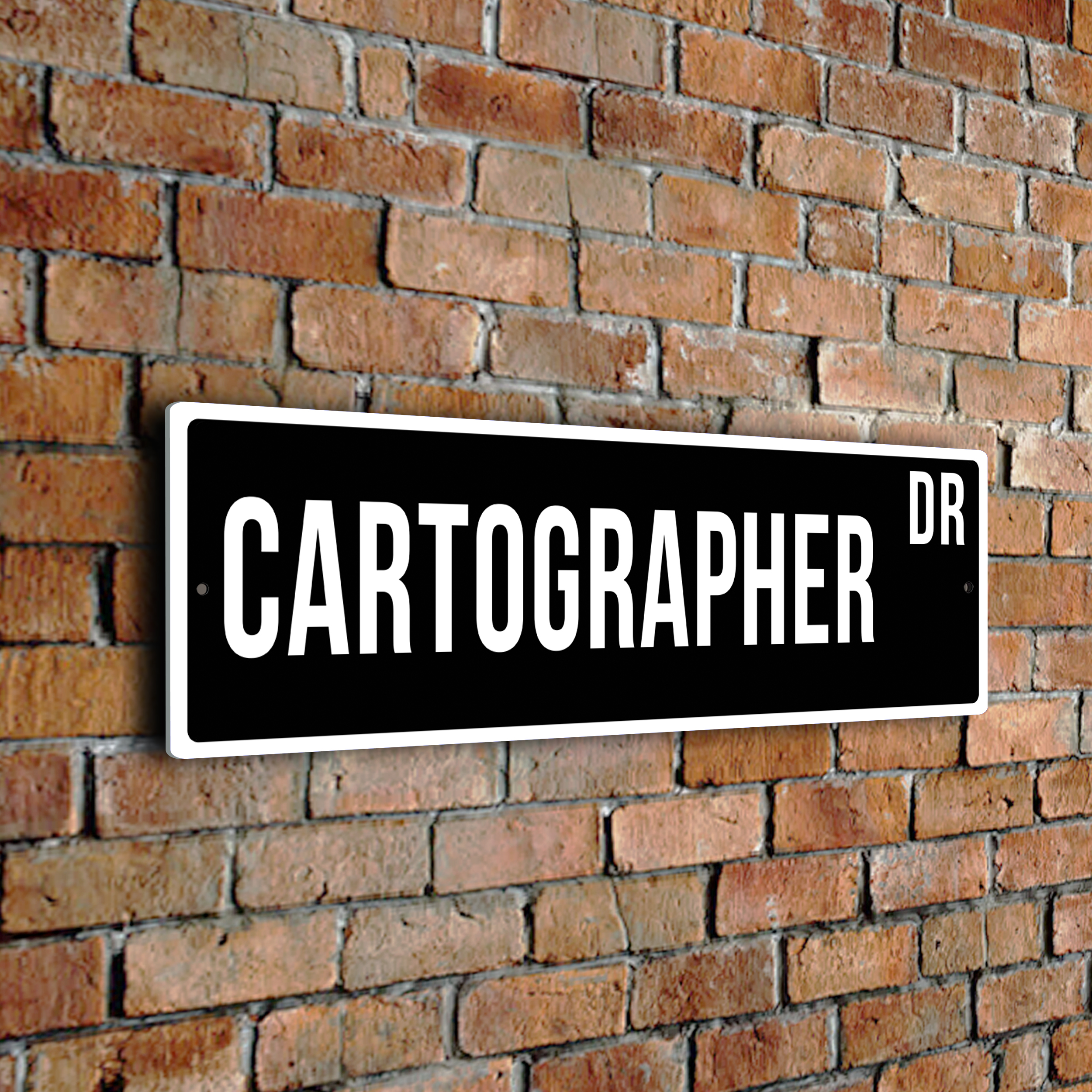 Cartographer street sign