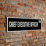 Chief Executive Officer street sign