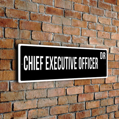 Chief Executive Officer street sign